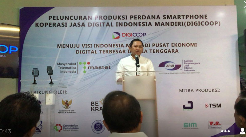 Produksi Perdana Ponsel Pintar Digicoop Wujudkan Ponsel Berbasis Kerakyatan