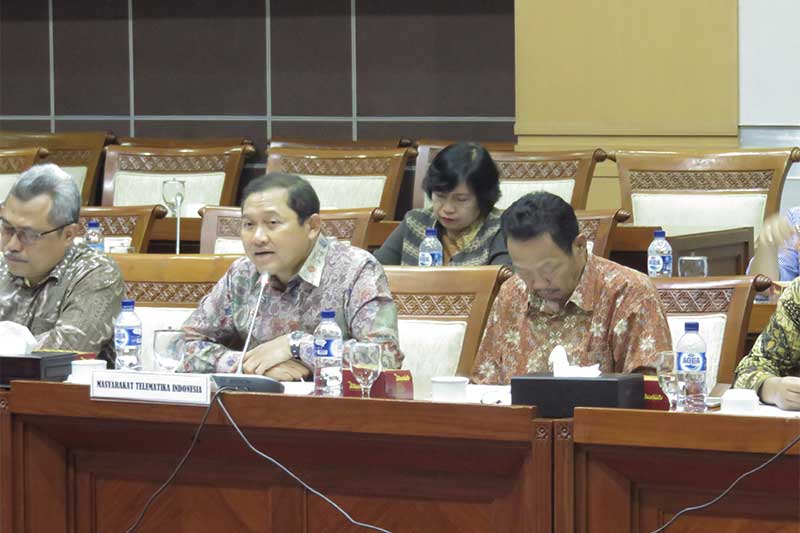 MASTEL Sampaikan Pandangan Mengenai Tarif Interkoneksi Pada Panitia Kerja Interkoneksi