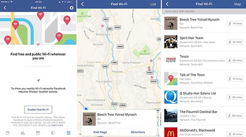 Wah! Facebook Bisa Bantu Carikan Koneksi WiFi Gratis!