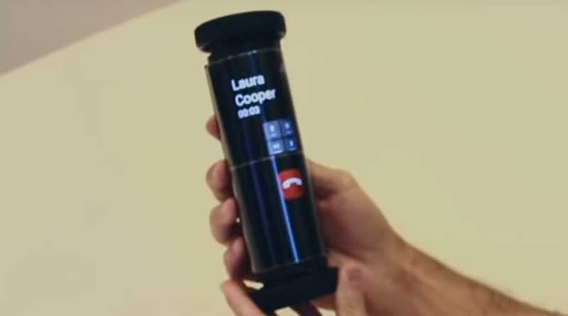 Ponsel Pintar Berbentuk Silinder?